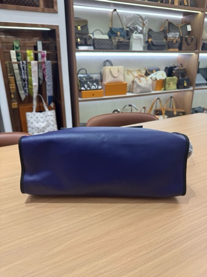 Hermes Herbag39 防水布拼牛皮 黑銀扣外縫手提單肩斜挎包 年份:D刻 附件:塵袋鎖鑰匙 尺寸約:39x32x12cm-4
