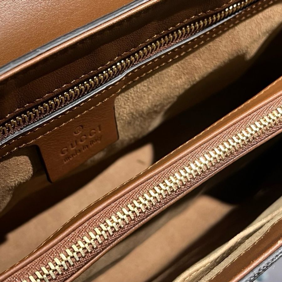 Gucci 古馳 焦糖padlock 鏈條包-5