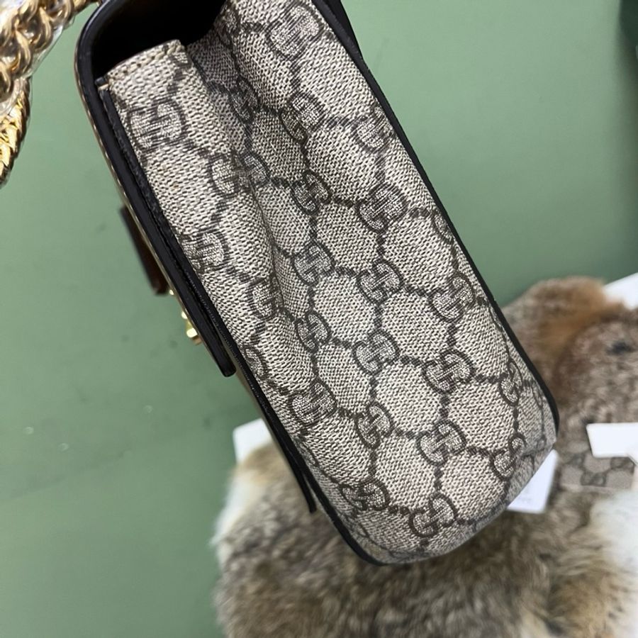 Gucci 古馳 焦糖padlock 鏈條包-9