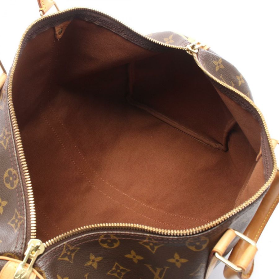 路易威登 Keepall 45 手提旅行包 M41428 Monogram 棕色皮革二手-2