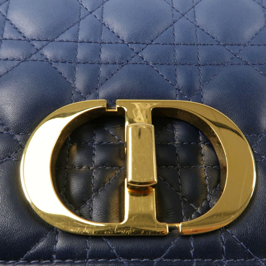Dior 牛皮皮革Care Bag Large鏈帶肩背袋-6
