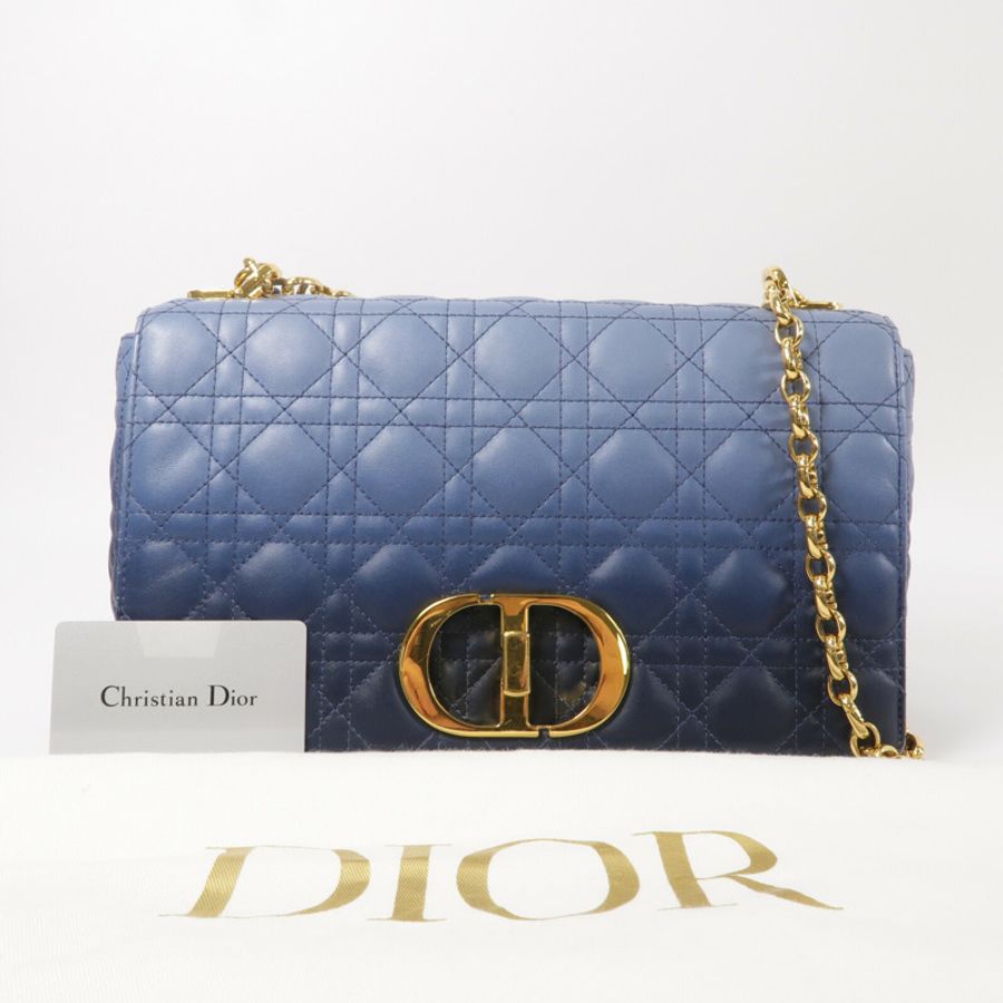 Dior 牛皮皮革Care Bag Large鏈帶肩背袋-10