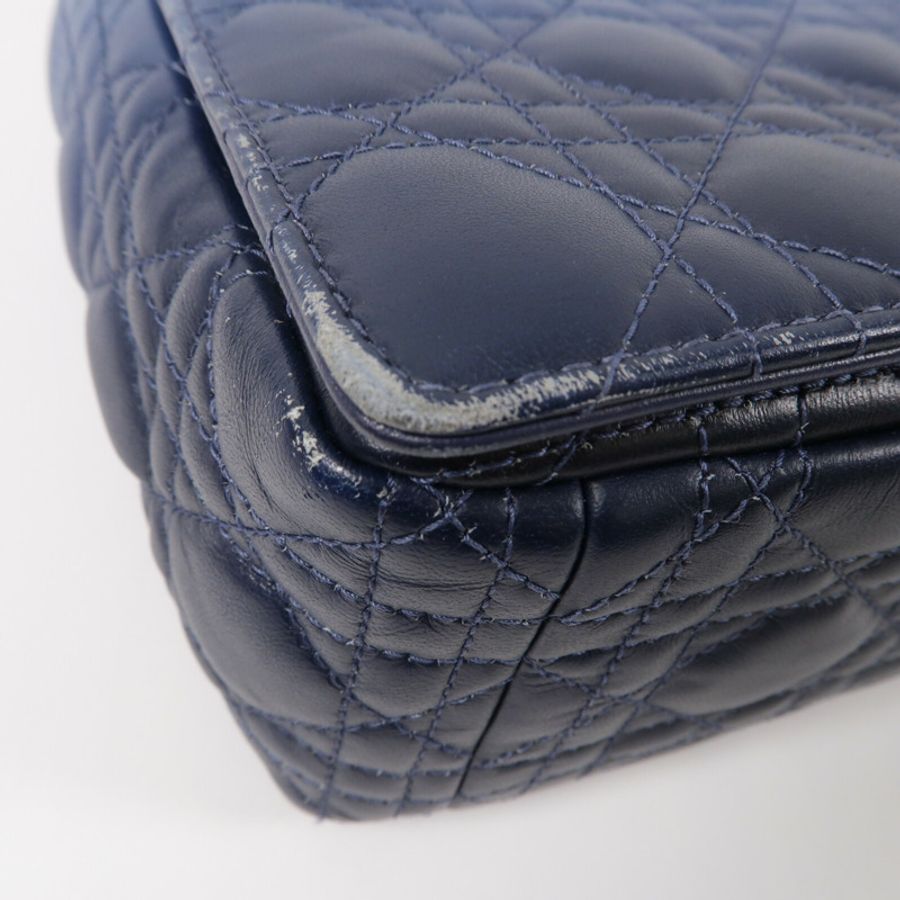 Dior 牛皮皮革Care Bag Large鏈帶肩背袋-11