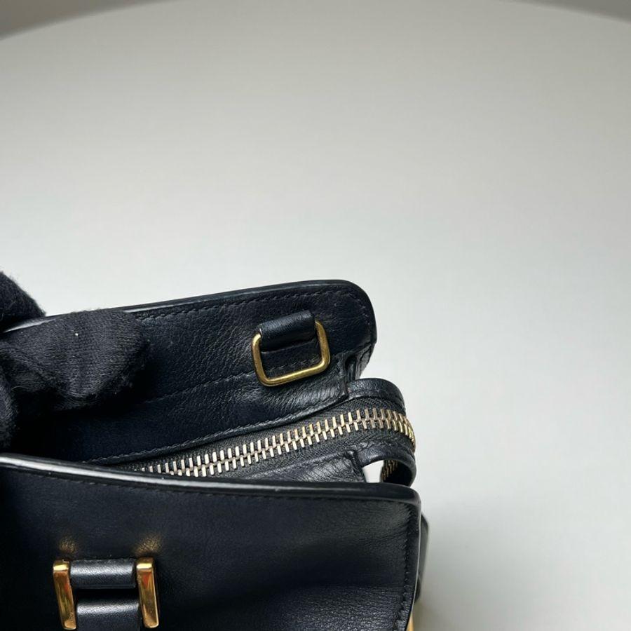 SAINT LAURENT 聖羅蘭 黑色 牛皮 Monogram Cabas 兩用包-15