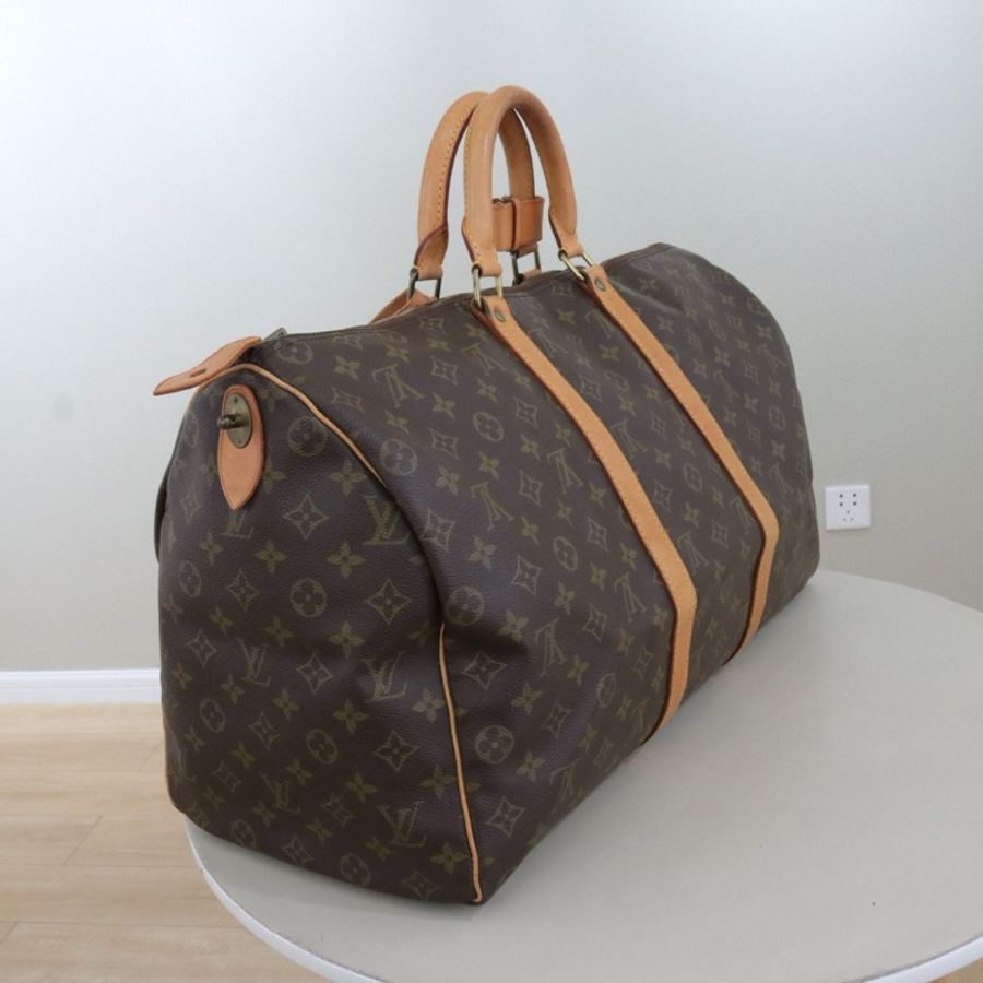 Louis Vuitton 路易威登 Keepall 50 中古手提旅行袋,無鎖-1