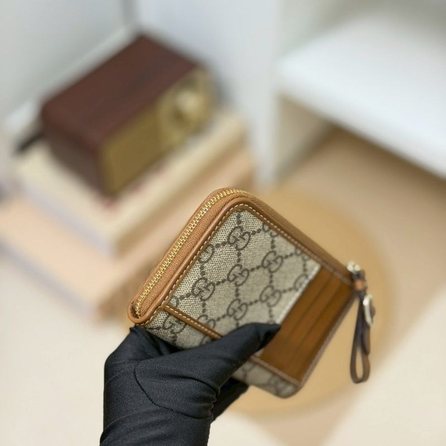 🏷Gucci 古馳.GG Emblem 拉鍊卡包-10