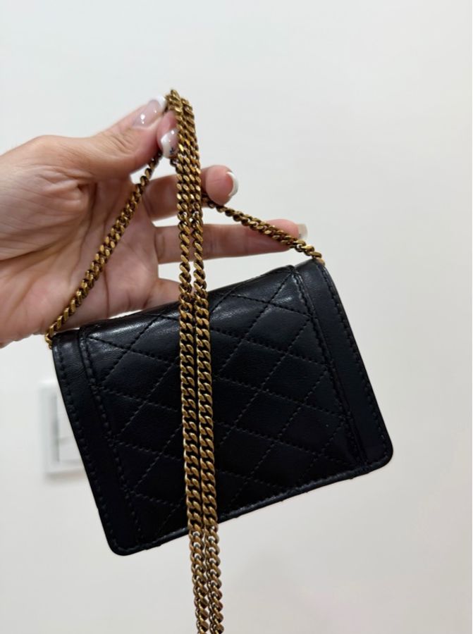 《仙闆名牌精品 》 Yves Saint Laurent YSL 聖羅蘭 Micro gaby mini 小廢包 斜背包-11
