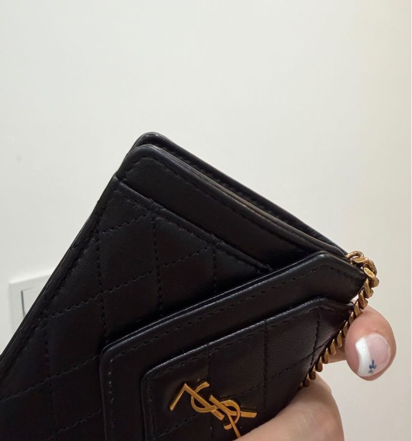 《仙闆名牌精品 》 Yves Saint Laurent YSL 聖羅蘭 Micro gaby mini 小廢包 斜背包-12
