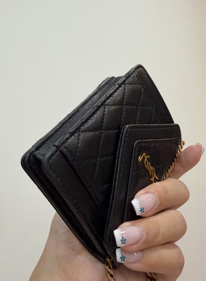 《仙闆名牌精品 》 Yves Saint Laurent YSL 聖羅蘭 Micro gaby mini 小廢包 斜背包-13