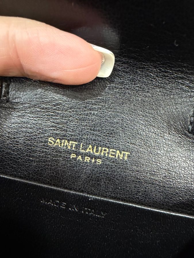 《仙闆名牌精品 》 Yves Saint Laurent YSL 聖羅蘭 Micro gaby mini 小廢包 斜背包-17