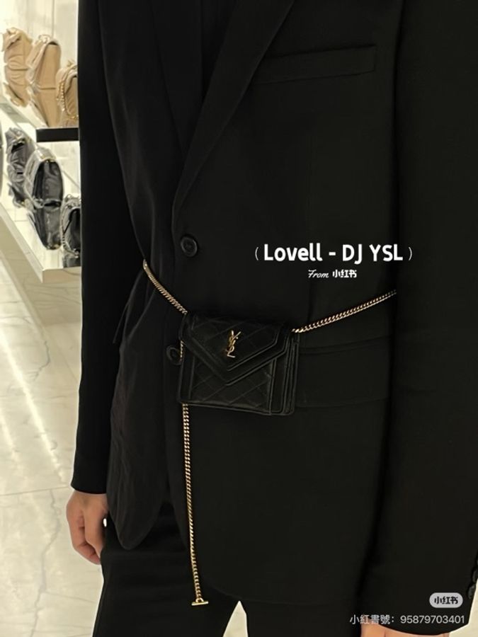 《仙闆名牌精品 》 Yves Saint Laurent YSL 聖羅蘭 Micro gaby mini 小廢包 斜背包-27