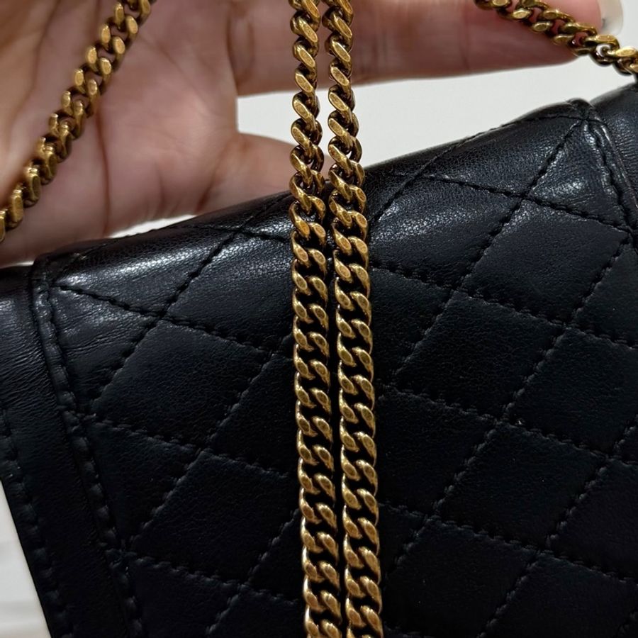 《仙闆名牌精品 》 Yves Saint Laurent YSL 聖羅蘭 Micro gaby mini 小廢包 斜背包-32