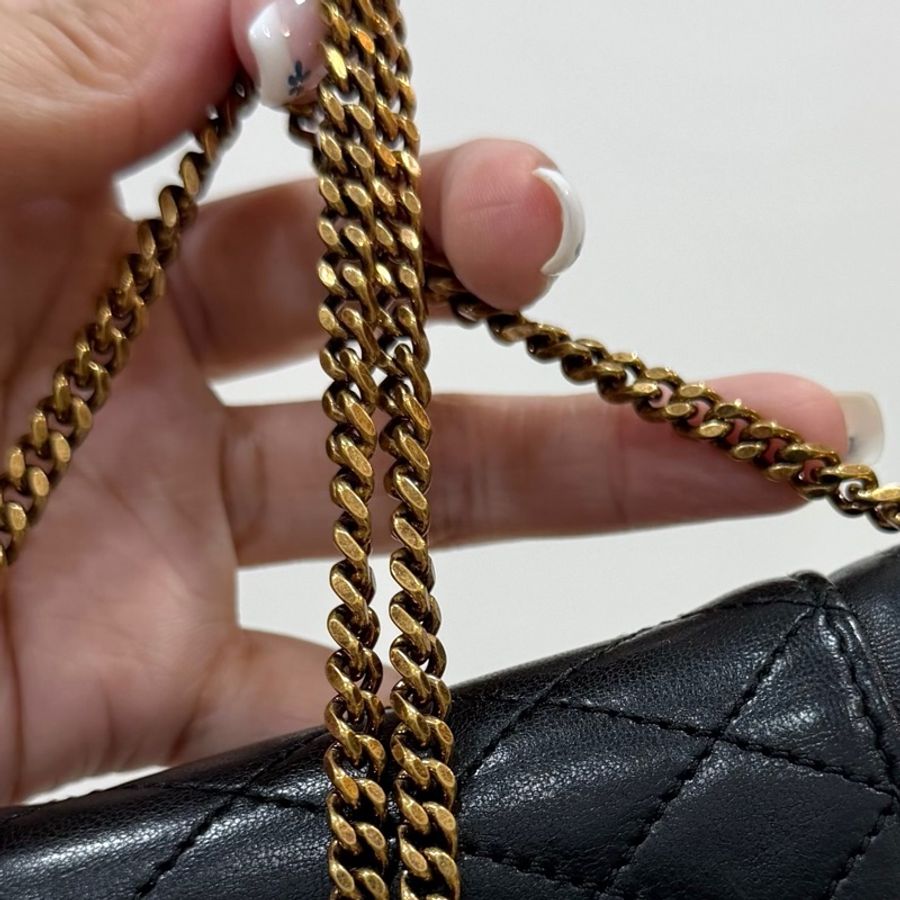 《仙闆名牌精品 》 Yves Saint Laurent YSL 聖羅蘭 Micro gaby mini 小廢包 斜背包-37