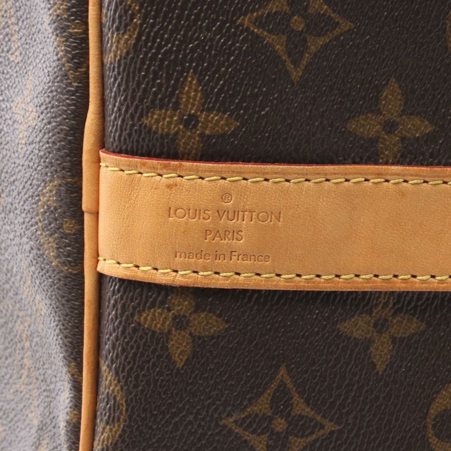 路易威登 Keepall 55 旅行單肩手提包 M41424 Monogram 棕色皮革-3