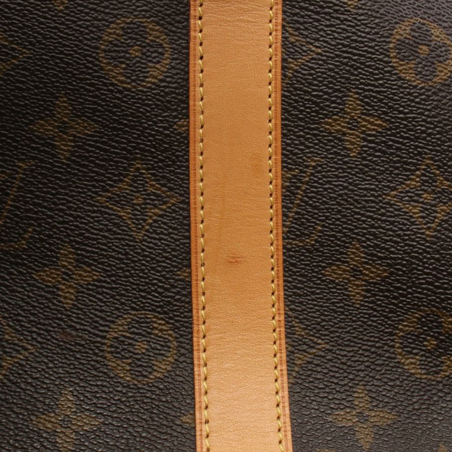 路易威登 Keepall 55 旅行單肩手提包 M41424 Monogram 棕色皮革-7