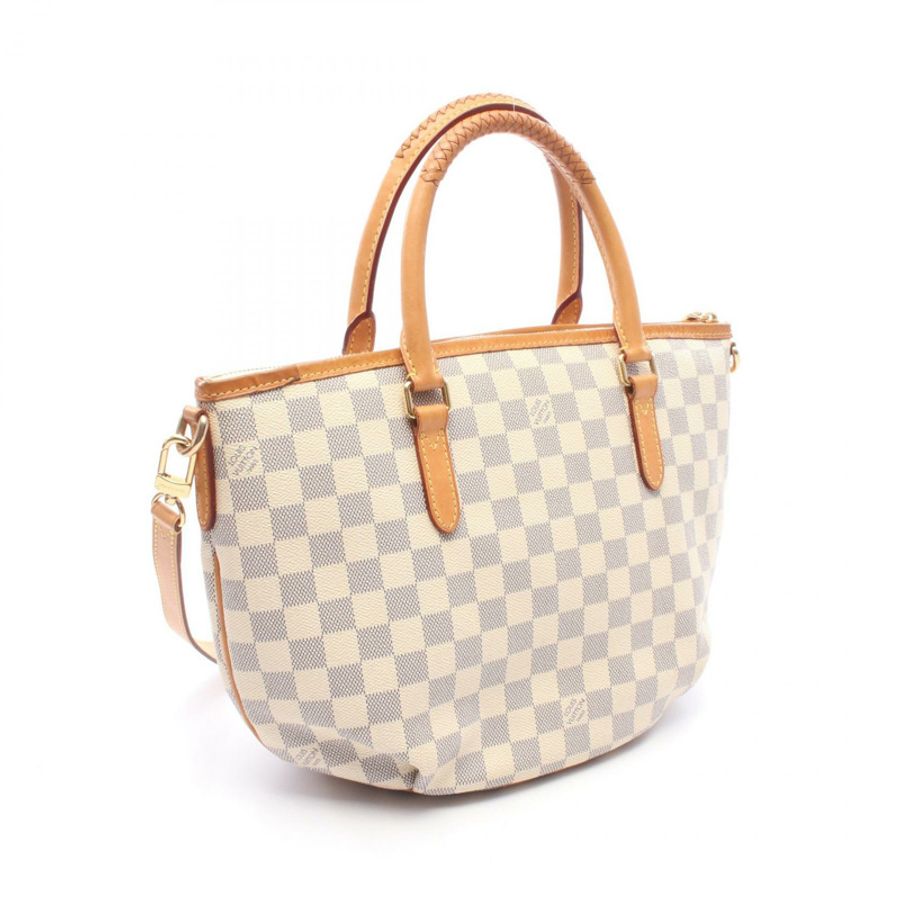 路易威登 Riviera PM 單肩手提包 N48250 Damier Azur 二手女士-1