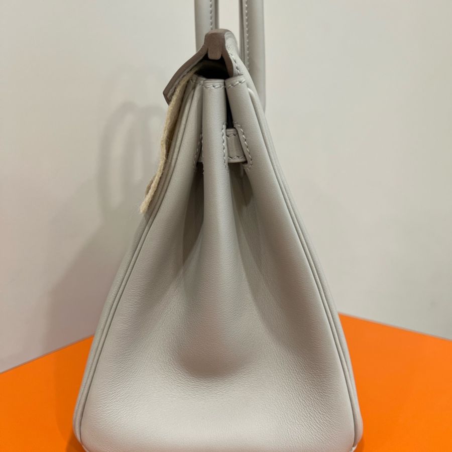 Hermès Birkin 25 珍珠灰 Gris Perle Swift金釦D刻-18