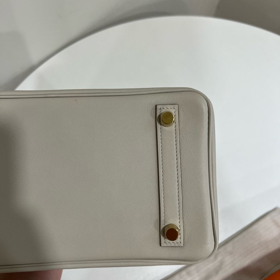 Hermès Birkin 25 珍珠灰 Gris Perle Swift金釦D刻-20