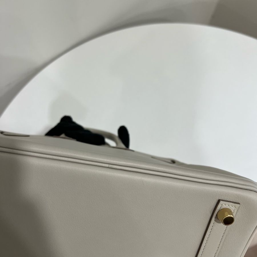 Hermès Birkin 25 珍珠灰 Gris Perle Swift金釦D刻-21