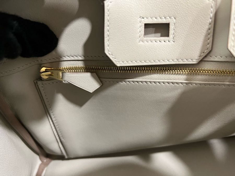 Hermès Birkin 25 珍珠灰 Gris Perle Swift金釦D刻-30