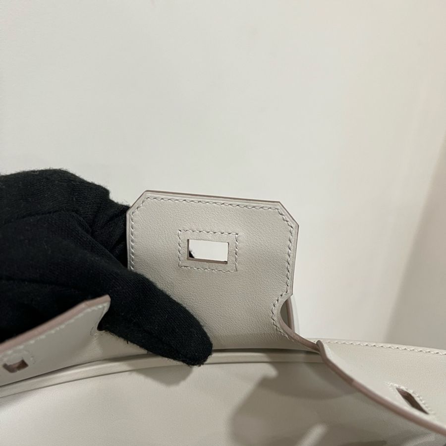 Hermès Birkin 25 珍珠灰 Gris Perle Swift金釦D刻-39