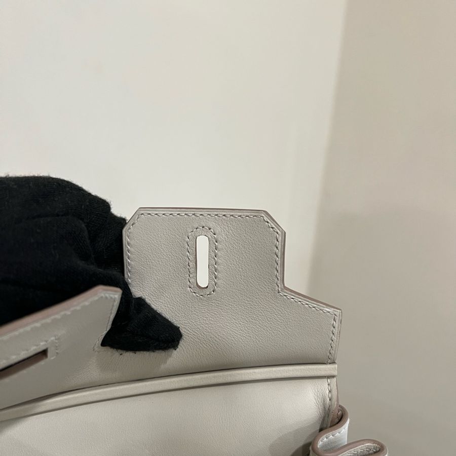 Hermès Birkin 25 珍珠灰 Gris Perle Swift金釦D刻-40