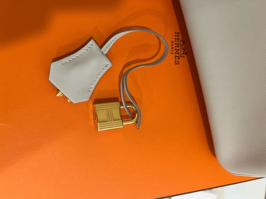 Hermès Birkin 25 珍珠灰 Gris Perle Swift金釦D刻-42