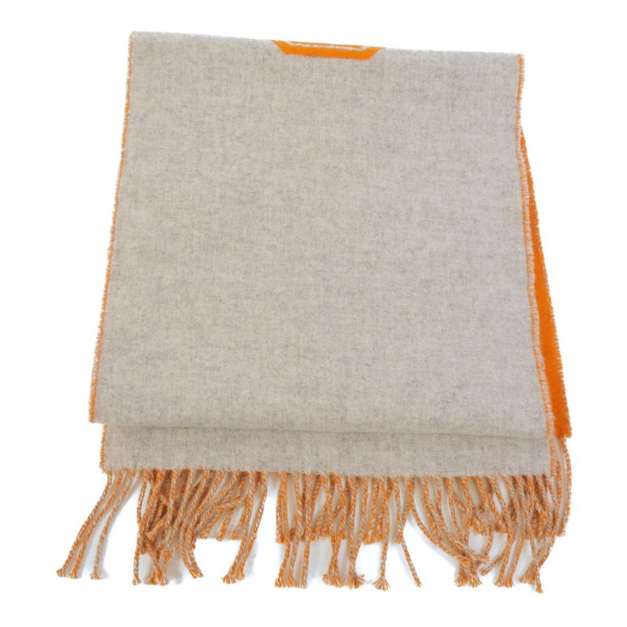 HERMES 羊絨Casaque Double Epaulette圍巾-3