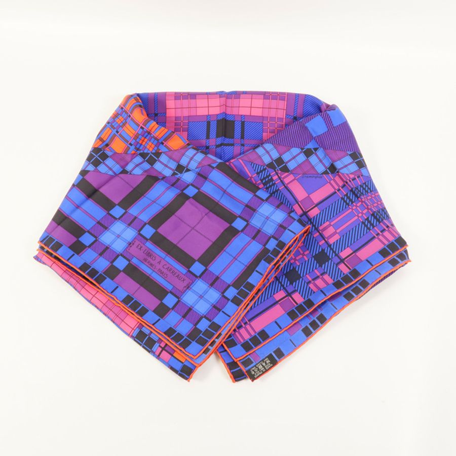 HERMES 絲質Scarf 90X90絲巾-5