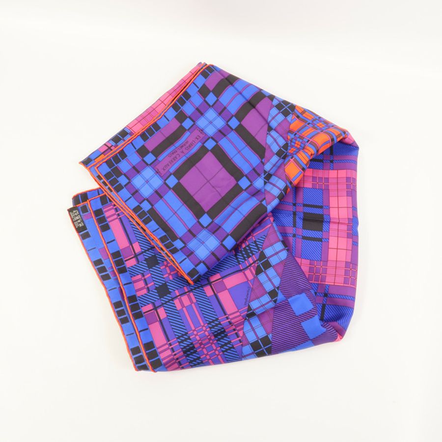 HERMES 絲質Scarf 90X90絲巾-6