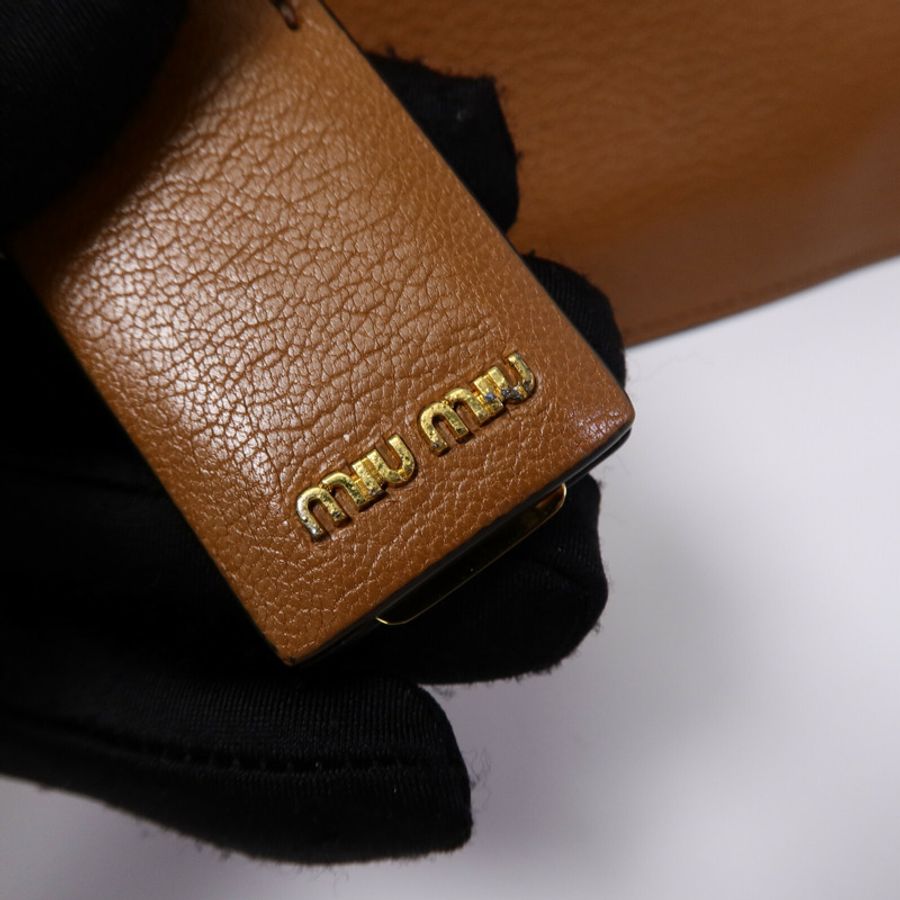Miu Miu 牛皮皮革2 Way Shoulder Bag手挽肩背兩用袋-15
