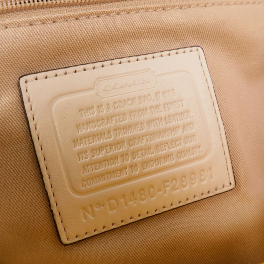 COACH 帆布Tote Bag手挽肩背兩用袋-8