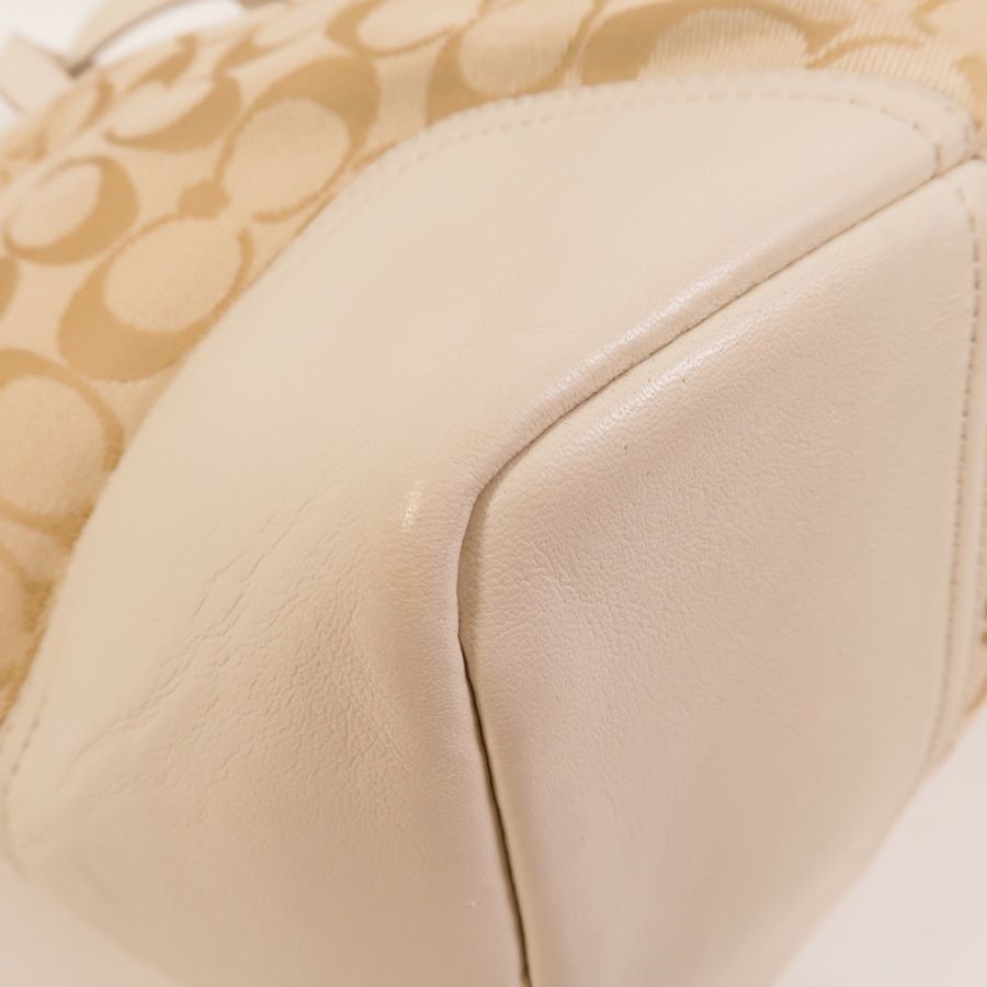 COACH 帆布Tote Bag手挽肩背兩用袋-9