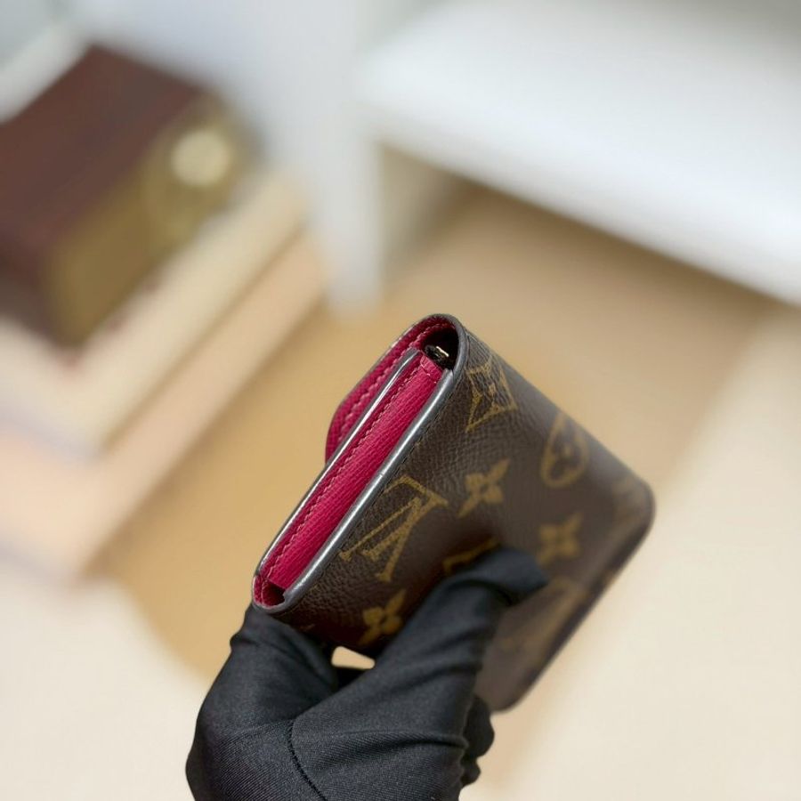 🏷LV 路易威登.Rosalie 豆豆卡夾零錢包 酒紅色 M41939-10