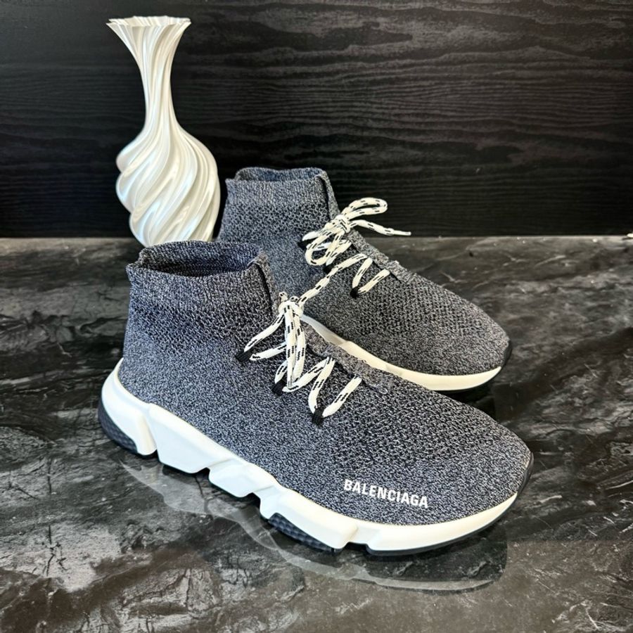 Balenciaga巴黎世家灰白襪子鞋休閒鞋 44碼 95新-2