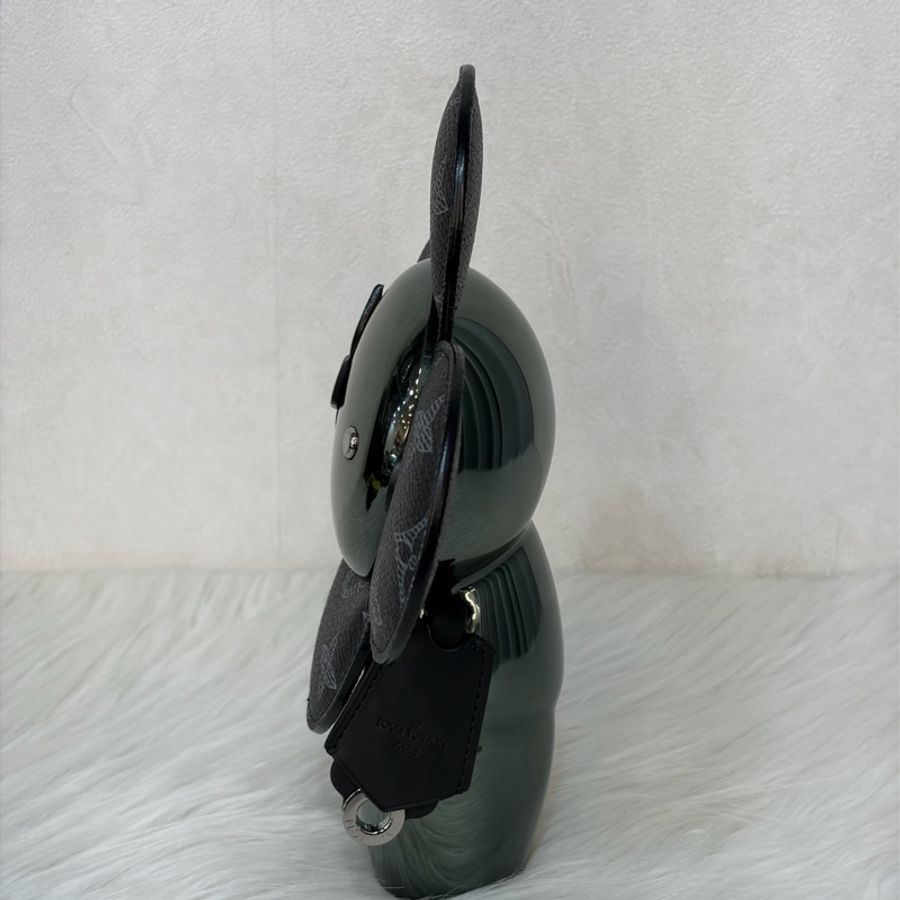 LV GI0284 Vivienne METAL KAKI KIM JONES 黑花花朵星球公仔金屬人偶-5