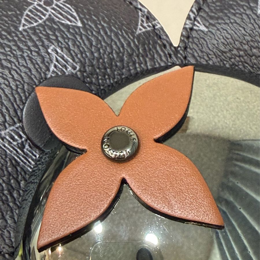 LV GI0284 Vivienne METAL KAKI KIM JONES 黑花花朵星球公仔金屬人偶-10