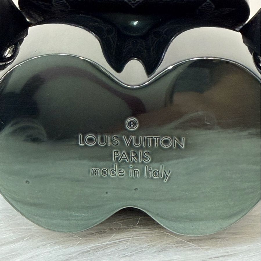 LV GI0284 Vivienne METAL KAKI KIM JONES 黑花花朵星球公仔金屬人偶-32