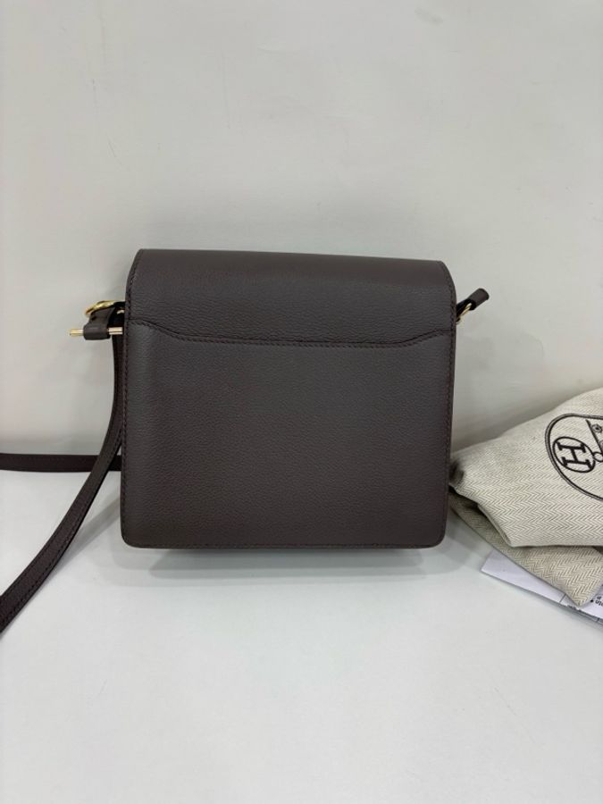 Hermes 愛馬仕 Roulis19 錫器灰金扣 evercolor皮 Z刻 copy購證-1