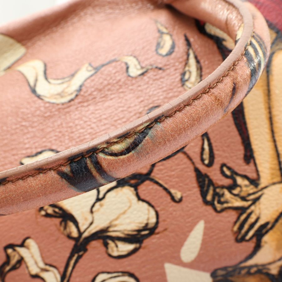 多色 鹿皮 Lux Fairy Print Boston 手提包【PRADA 普拉達】 BL0515-15