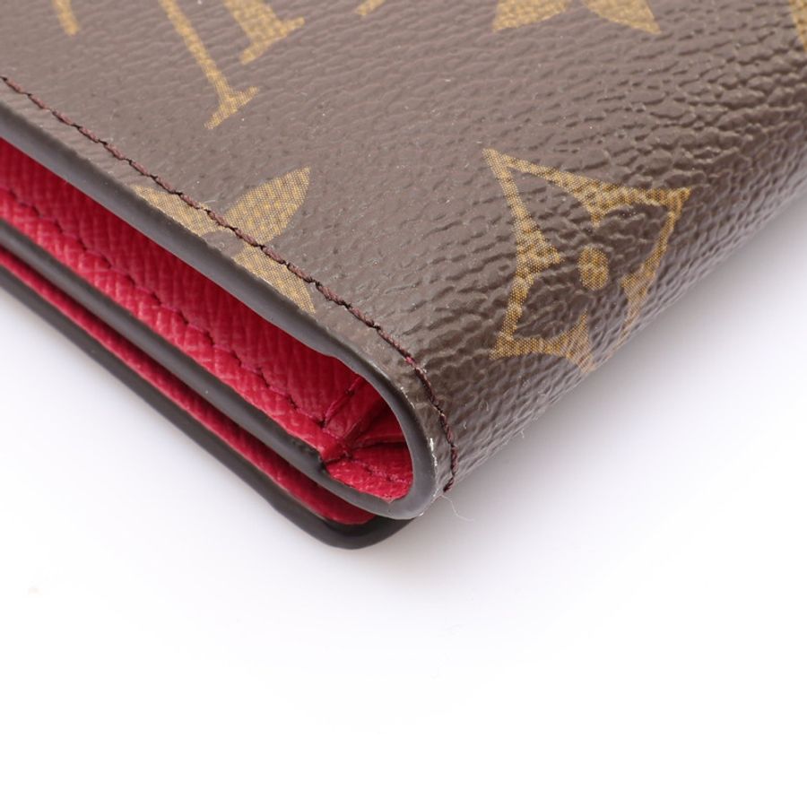 棕/粉/多色 原花帆布 Vivienne Victorine 三折短夾【LOUIS VUITTON LV 路易威登】 M69751-9