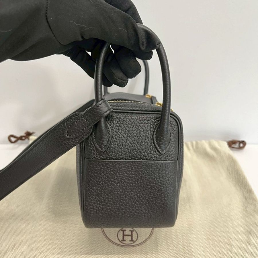 Hermes Mini Lindy 黑金 Z刻-4
