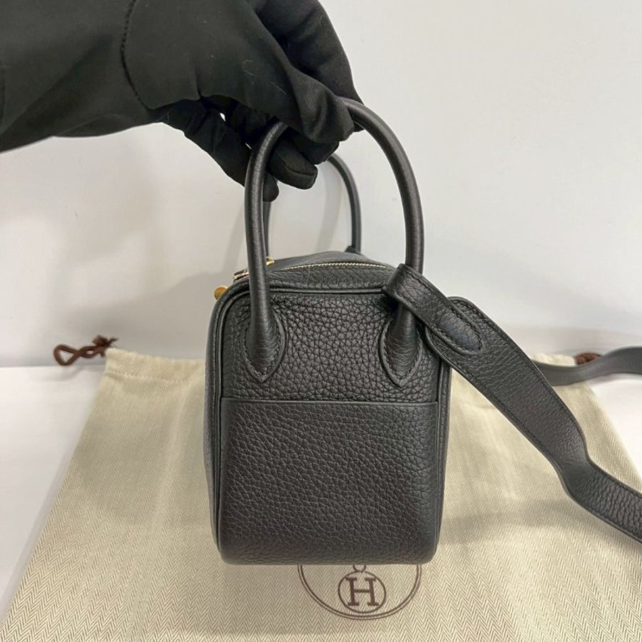 Hermes Mini Lindy 黑金 Z刻-5