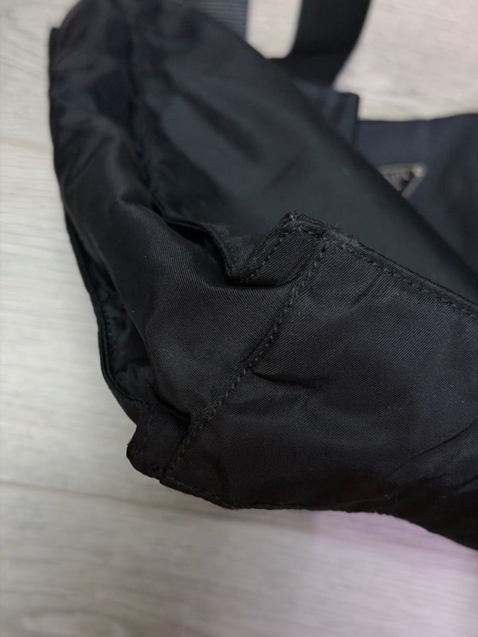 🔴PRADA 尼龍托特包 黑色-12