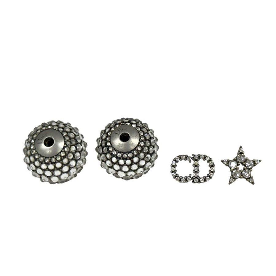 DIOR Tribales 滿鑽 CD 星星💫 耳環-6