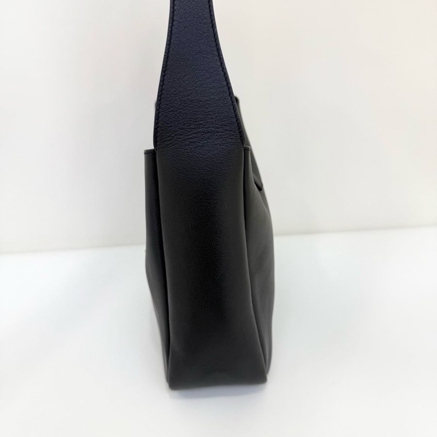 ysl hobo小號 黑色牛皮搭配黑金logo-1