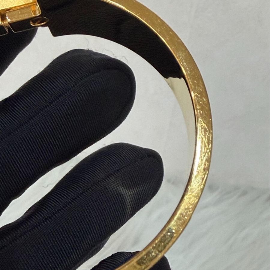 Hermes Clic H 黃K色 藍綠琺瑯 寬版手環 手鐲 琺瑯 PM-18