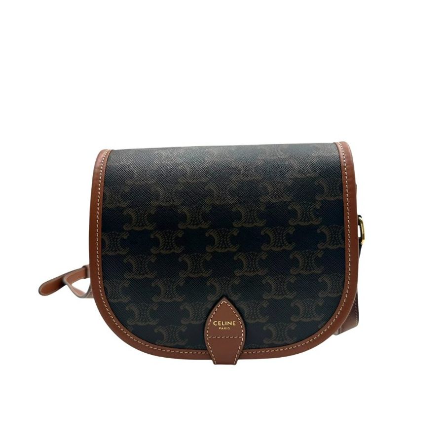 【美收精品】CELINE C-607 老花馬鞍包 【隔月月中將轉賣至日本 上架期限30天】-0