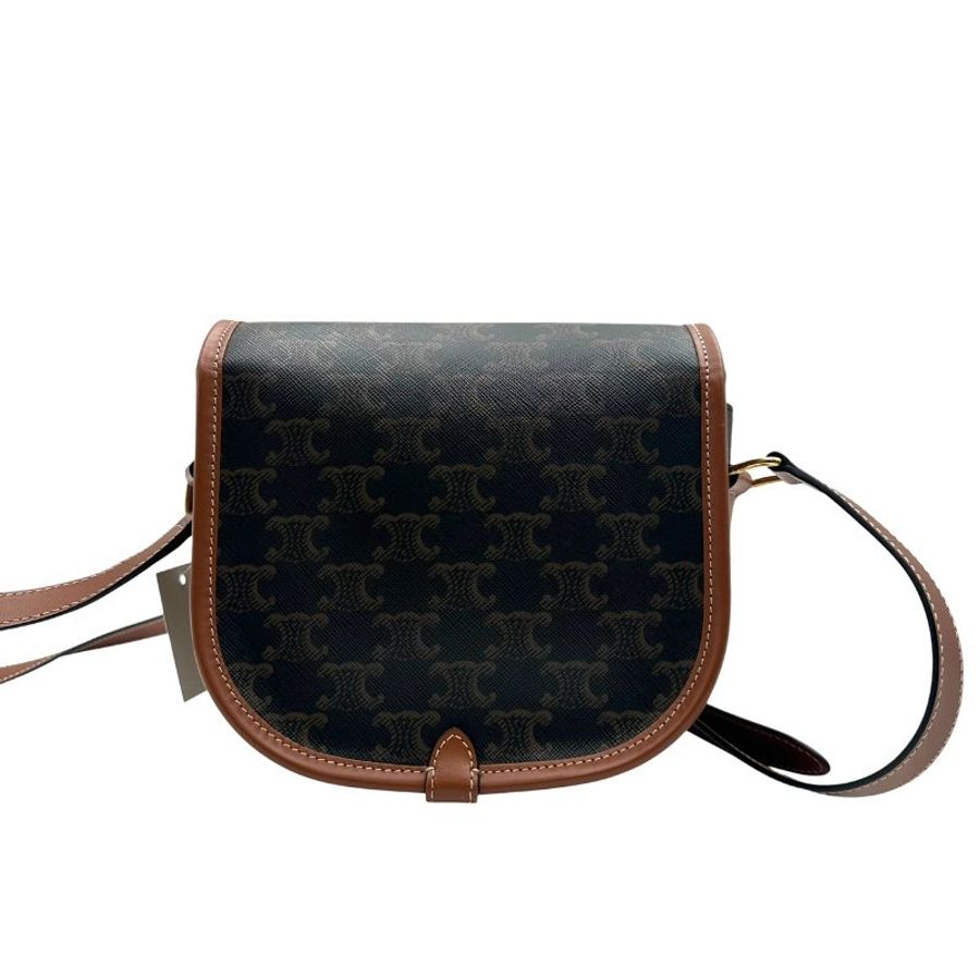 【美收精品】CELINE C-607 老花馬鞍包 【隔月月中將轉賣至日本 上架期限30天】-1