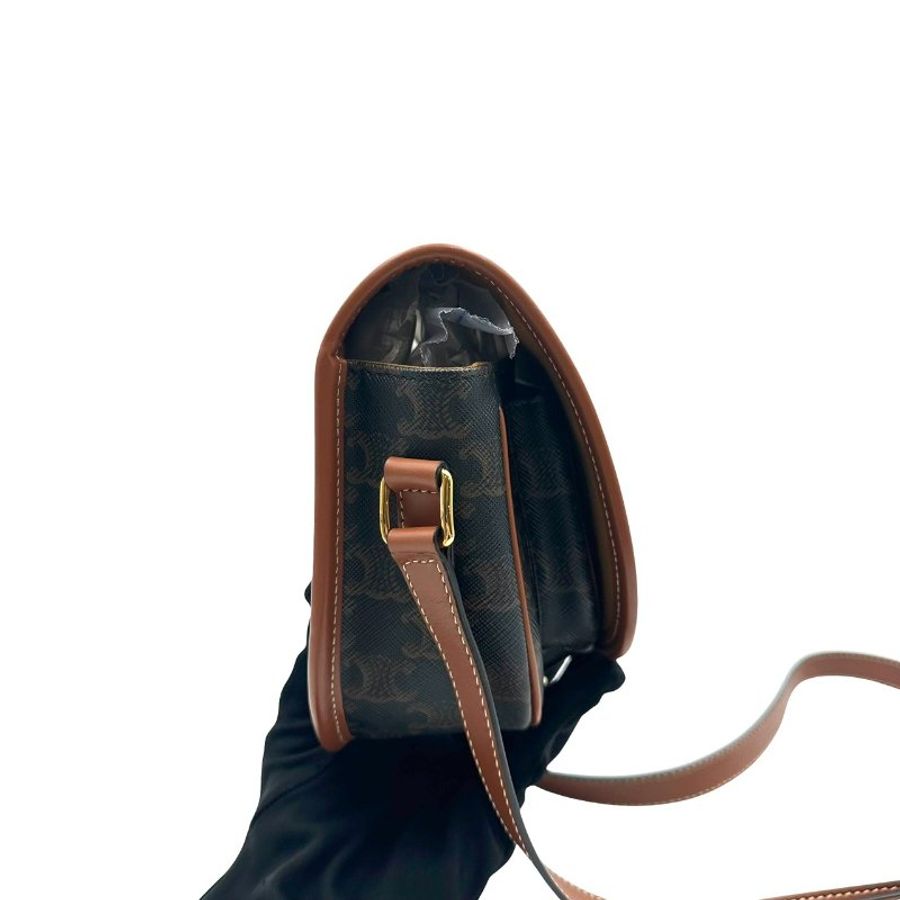 【美收精品】CELINE C-607 老花馬鞍包 【隔月月中將轉賣至日本 上架期限30天】-2